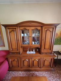 Credenza/Cristalliera con Vetrina