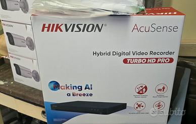 KIT TELECAMERE HIKVISION IP ACUSENSE 