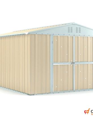Box capanno acciaio lamiera 327x459cm avorio