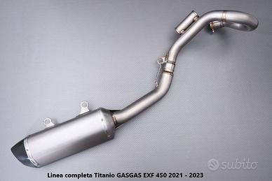 Linea completa Titanio GASGAS EXF 450 2021 - 2023