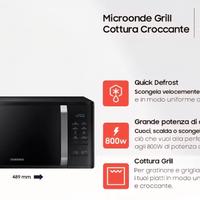 forno microonde SAMSUNG  GRILL , pari al nuovo