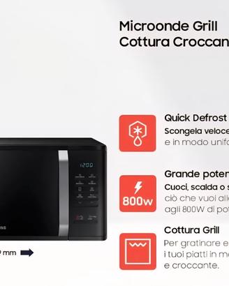 forno microonde SAMSUNG  GRILL , pari al nuovo! 