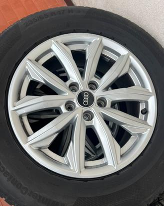 Cerchi in lega le gomme 90% invernali audi q5,q3,