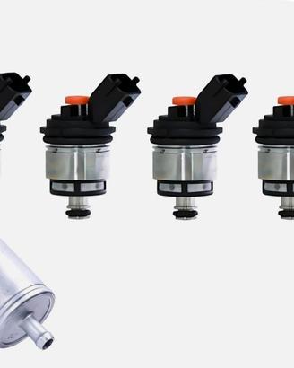 4 INIETTORI PER LANDI RENZO FIAT TAPPO ARANCIO