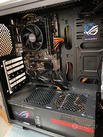 Pc desktop usato ryzen 3 2200g 16gb ram ssd 480