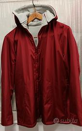 Giacca double-face con cappuccio