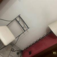 Lampadario-lampada da terra-sedia