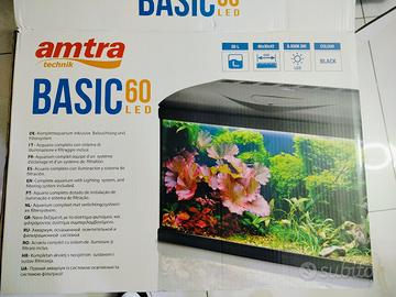 Acquario basic 60 led-55 litri 