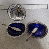 Formaggiere/salsiere in silver