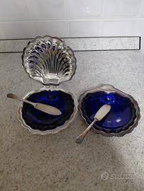 Formaggiere/salsiere in silver