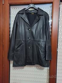 giacca lunga pelle