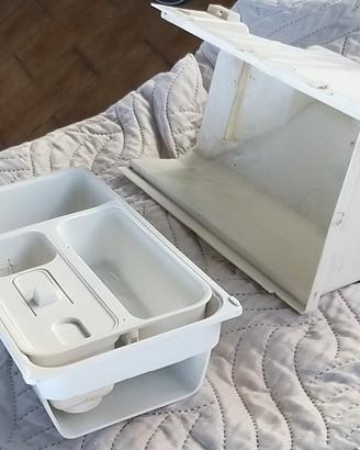 Vaschetta distrib. detersivo lav.Whirlpool 6 sense