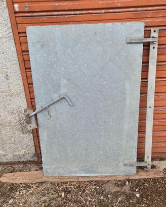 Portine in ferro zincato,cm 75 x 115 spess. mm 3,5