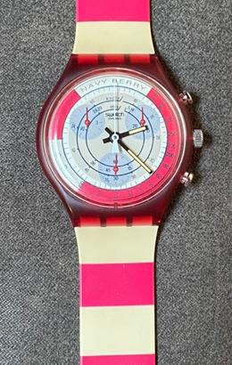 Swatch CHRONO NAVY BERRY.