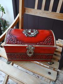 Cofanetto bauletto in latta vintage Modello 6401/1