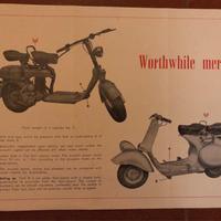 Depliant pubblicitari accesssori Vespa d’epoca