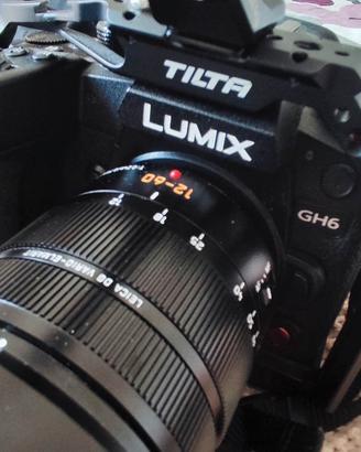 Panasonic GH6 + Cage Tilta + Leica 12-60 + 3 batt
