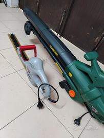 tagliasiepe e soffiatore 