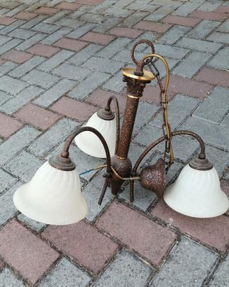 lampadario a sospensione vintage