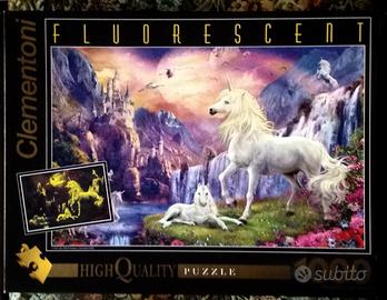 Clementoni puzzle fluorescente 39285 1000 tessere