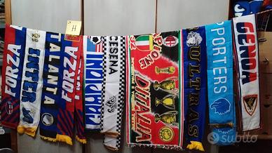 lotto sciarpe calcio 10 pezzi