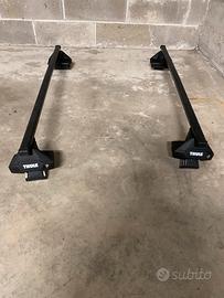 Porta pacchi Thule con box per Toyota Yaris 4serie