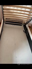 Letto singolo con contenitore