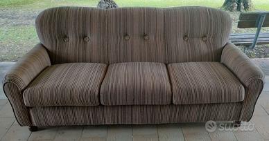 Divano 3 sedute in stoffa