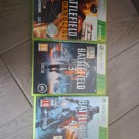 Battlefield hardline e battlefield 3 e 4 xbox 360