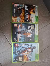 Battlefield hardline e battlefield 3 e 4 xbox 360