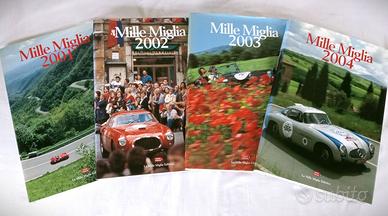 LIBRI MILLE MIGLIA 2001, 2002, 2003, 2004