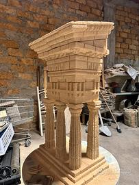 Tempio realizzato a mano