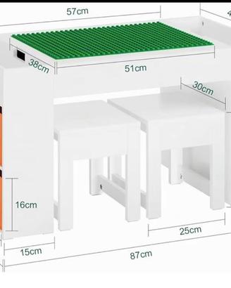 Tavolo multifunzione per bambini base duplo
