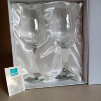 confezione due calici eleganti con strass