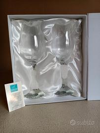 confezione due calici eleganti con strass