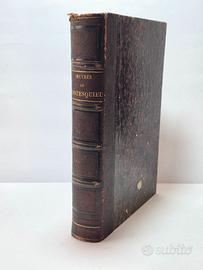Oeuvres Completes Montesquieu 1835 Lefevre Antico