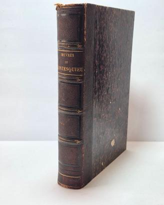 Oeuvres Completes Montesquieu 1835 Lefevre Antico