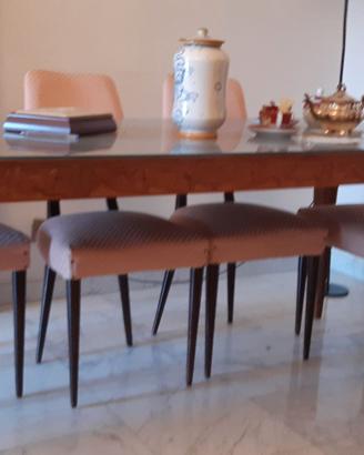 Tavolo in palissandro . Mobilificio Cantù.