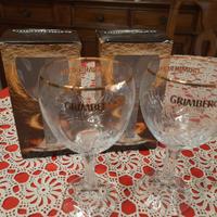 lotto 2 calici Grimbergen per BIRRA boxati