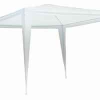 Gazebo in metallo 3x3m telo bianco impermeabile