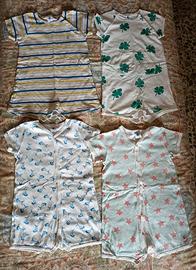 Lotto 4 pigiami Petit Bateau 24 mesi