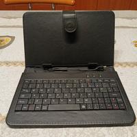 Custodia tablet, tastiera incorporata, universale