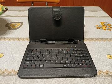 Custodia tablet, tastiera incorporata, universale
