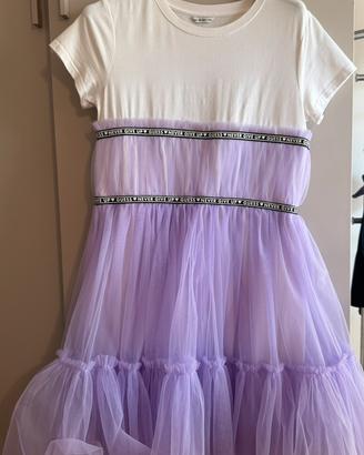 Vestito bianco/lilla guess