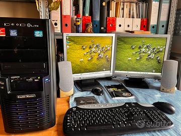 Pc,Due Monitor, I5, 20 Gb, 250 ssd