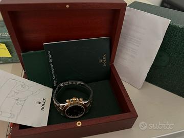 Rolex daytona oro e acciaio ref 116523