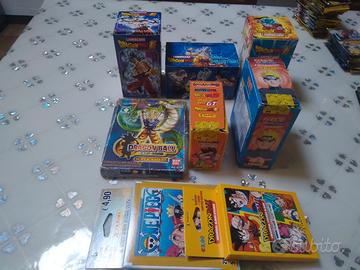 Dragon Ball box vuoti