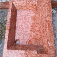 lavabo marmo rosa