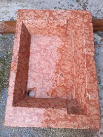 lavabo marmo rosa