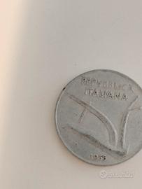 moneta da 10 lire del 1955